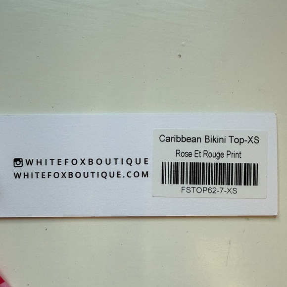 NWT White Fox Boutique Rose Et Rouge Bikini - Picture 2 of 7